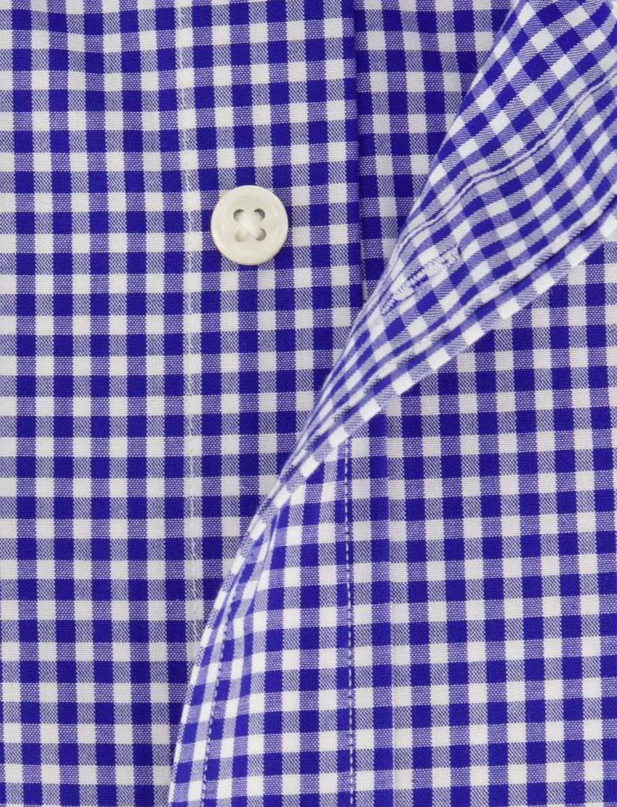 Polo Ralph Lauren Custom Fit geruit overhemd blauw