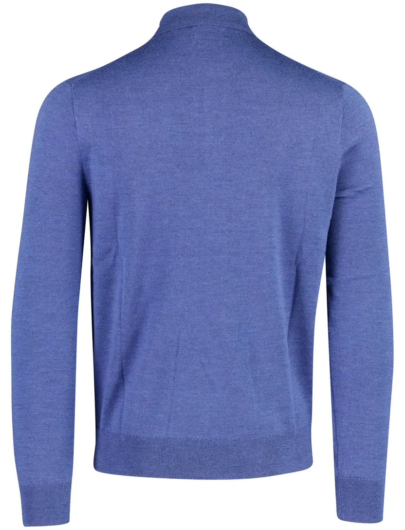 Poloshirt Polo Ralph Lauren Classic Fit blauw wol