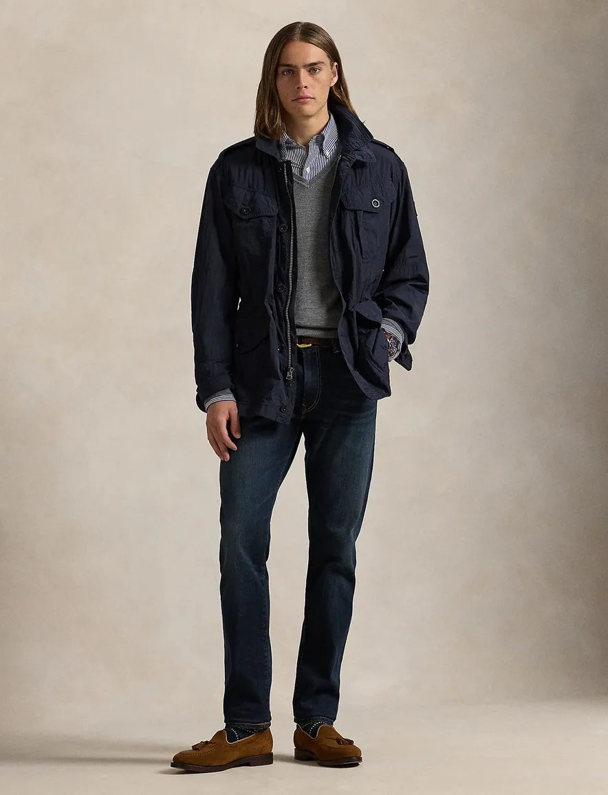Polo Ralph Lauren v-halstrui grijs wol