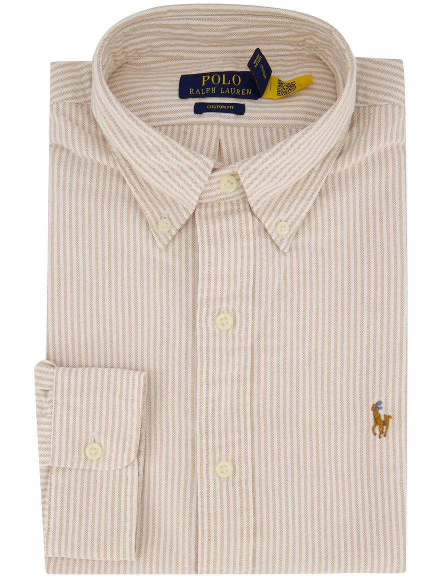 Overhemd Polo Ralph Lauren beige camel