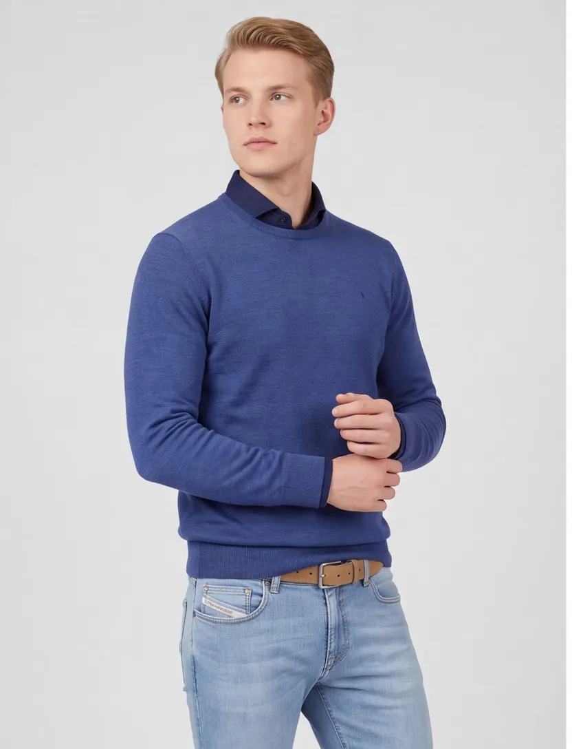 Trui Polo Ralph Lauren Classic Fit blauw
