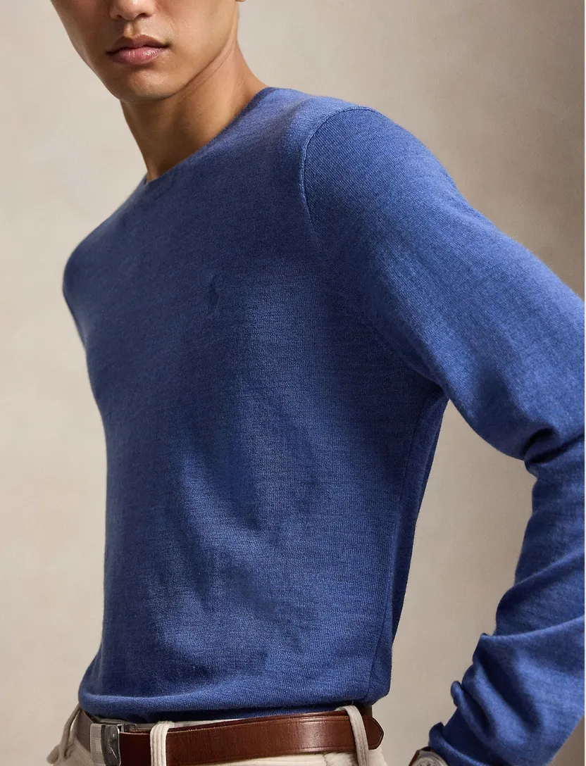 Trui Polo Ralph Lauren Classic Fit blauw