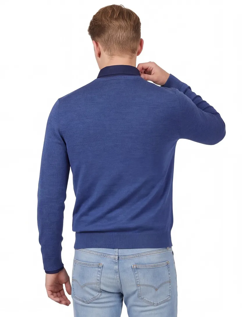 Trui Polo Ralph Lauren Classic Fit blauw