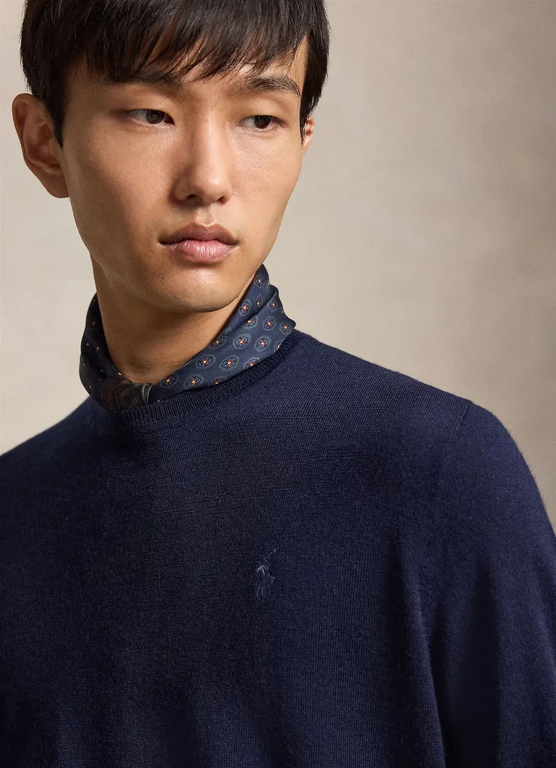Truien Polo Ralph Lauren Classic Fit donkerblauw