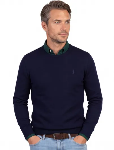 Polo Ralph Lauren Truien Polo Ralph Lauren Classic Fit donkerblauw
