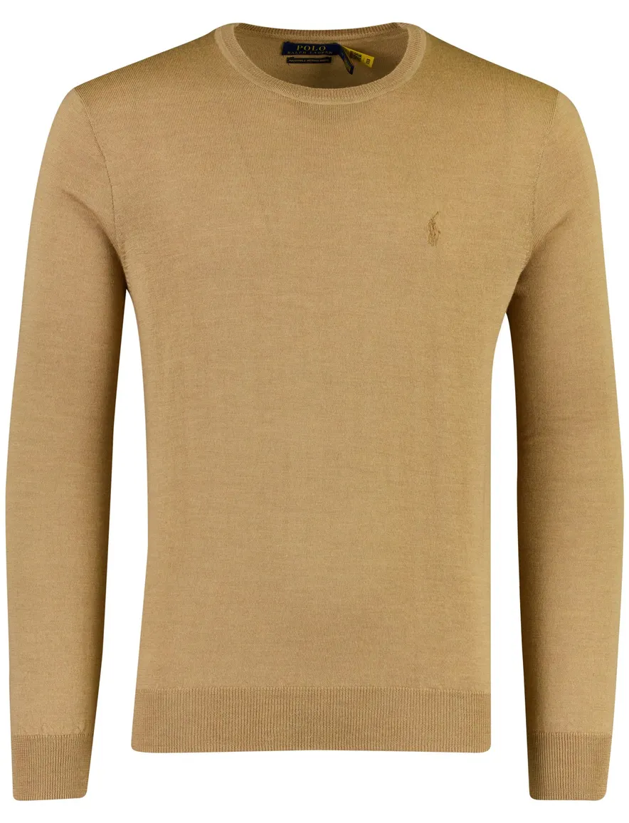 Polo Ralph Lauren trui bruin ronde hals gebreid