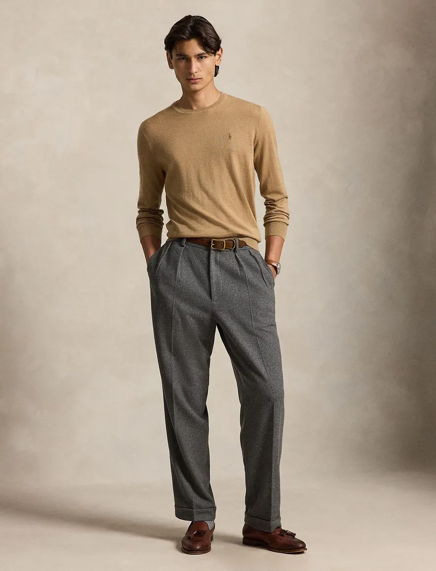 Polo Ralph Lauren trui bruin ronde hals gebreid