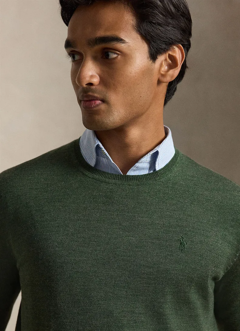 Trui Polo Ralph Lauren donkergroen