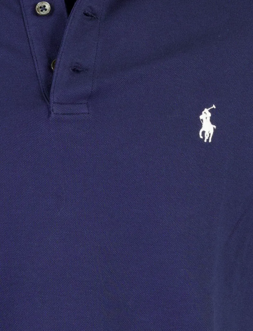 Poloshirts Polo Ralph Lauren Custom Slim Fit donkerblauw