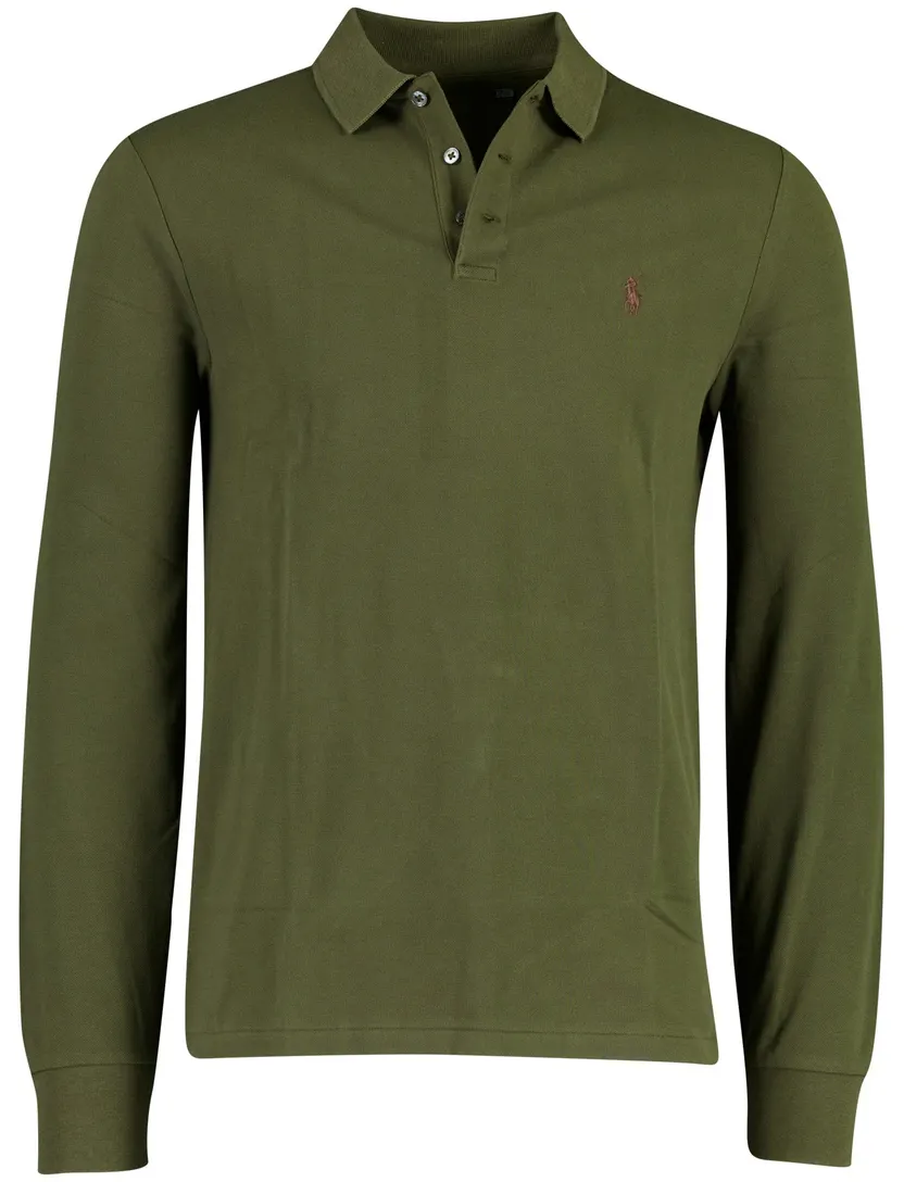 Poloshirt Polo Ralph Lauren Custom Slim Fit groen