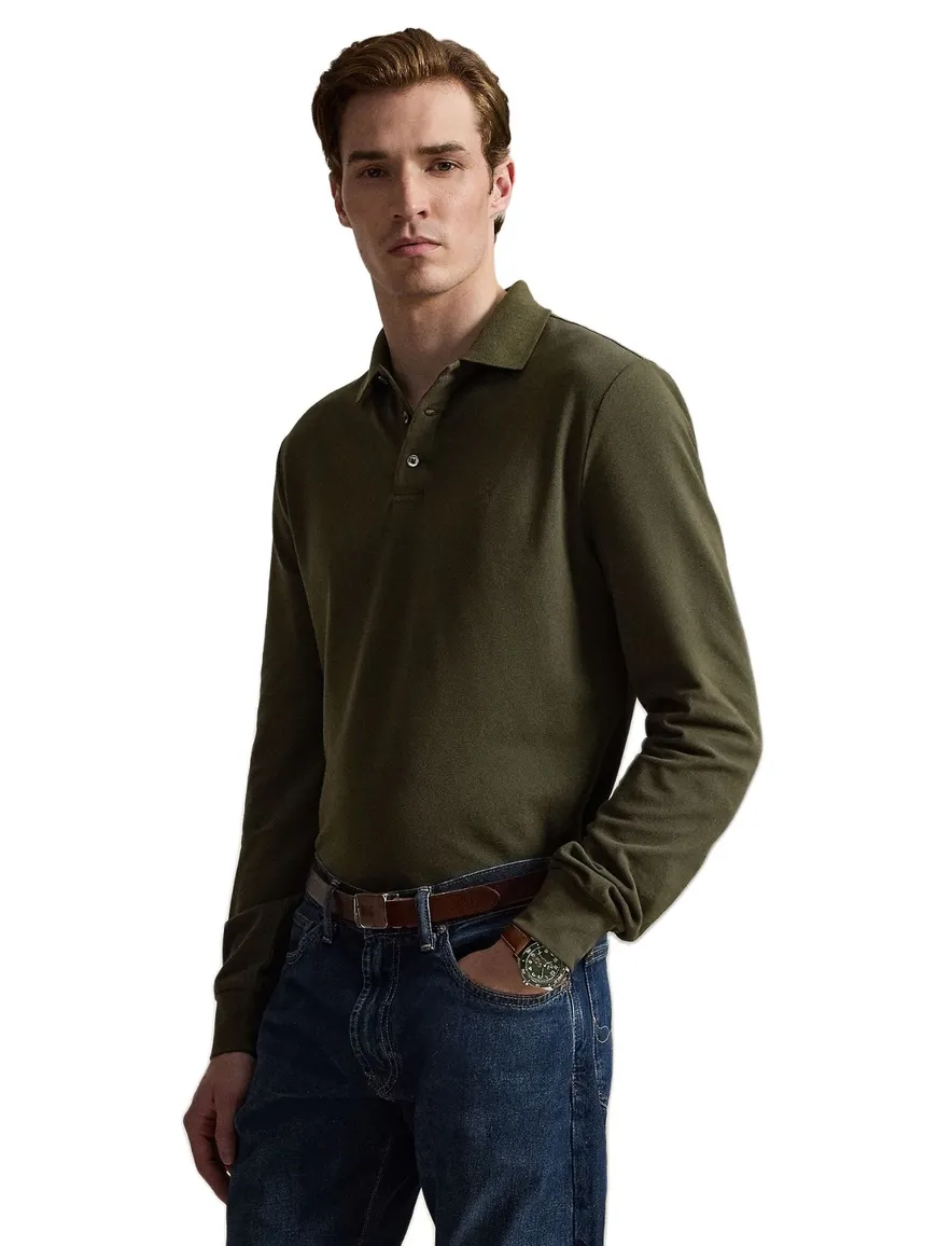 Poloshirt Polo Ralph Lauren groen olijfgroen