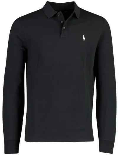 Polo Ralph Lauren Polo Ralph Lauren poloshirt zwart effen