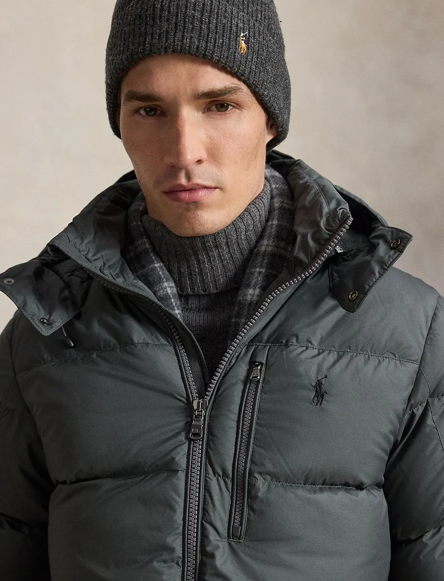 Polo Ralph Lauren jas antraciet puffer