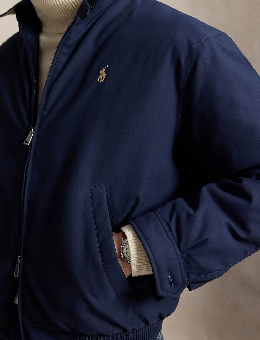 Bomberjack Polo Ralph Lauren navy gevoerd
