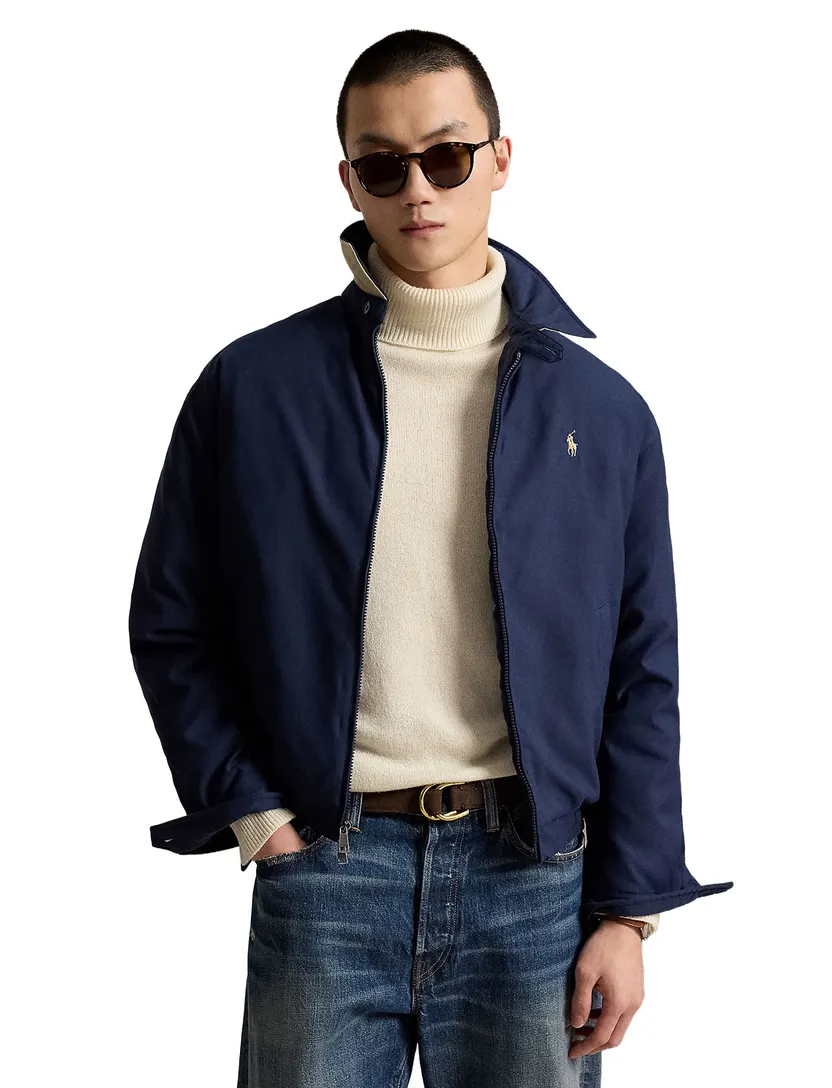 Bomberjack Polo Ralph Lauren navy gevoerd