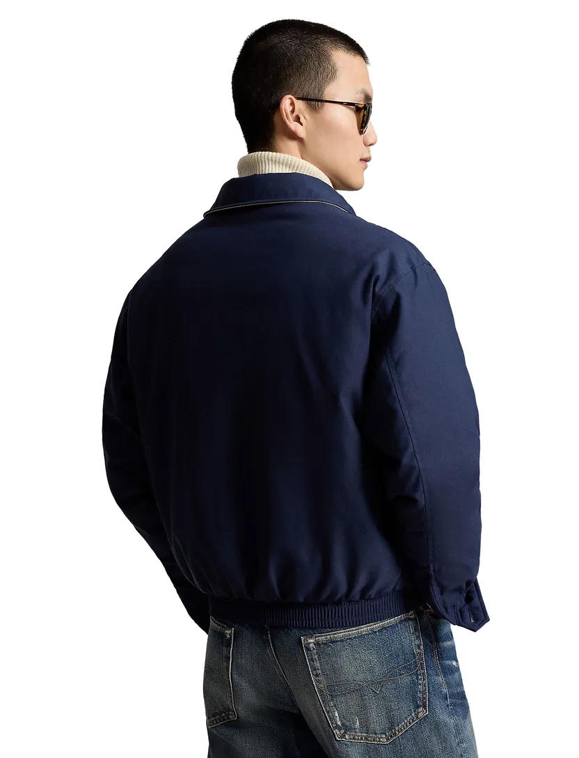 Bomberjack Polo Ralph Lauren navy gevoerd