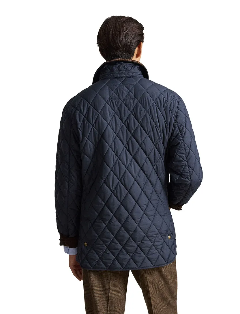 Quilted jacket Polo Ralph Lauren navy gevoerd