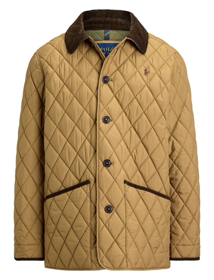 Quilted jacket Polo Ralph Lauren bruin