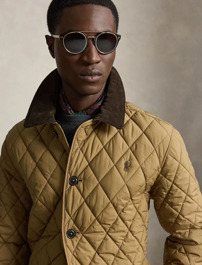 Quilted jacket Polo Ralph Lauren bruin