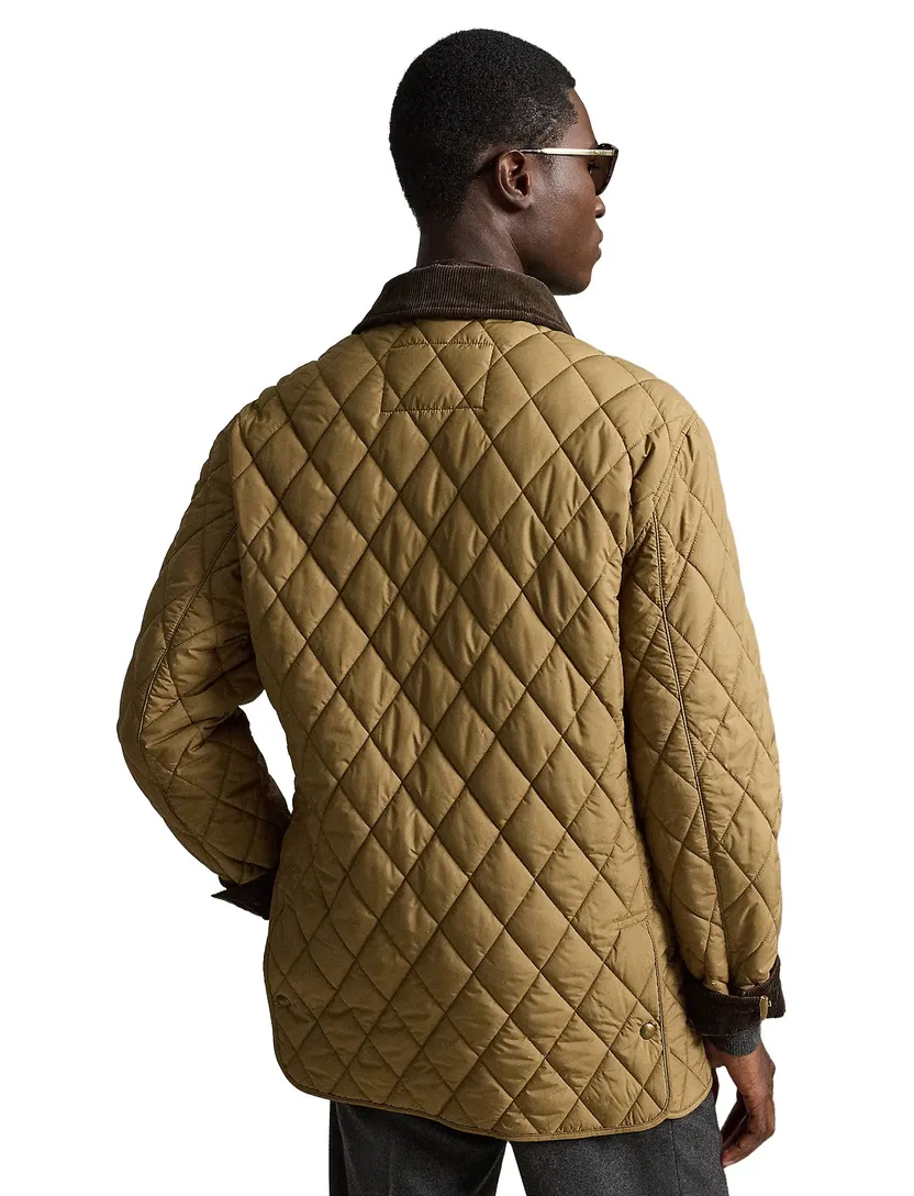 Quilted jacket Polo Ralph Lauren bruin