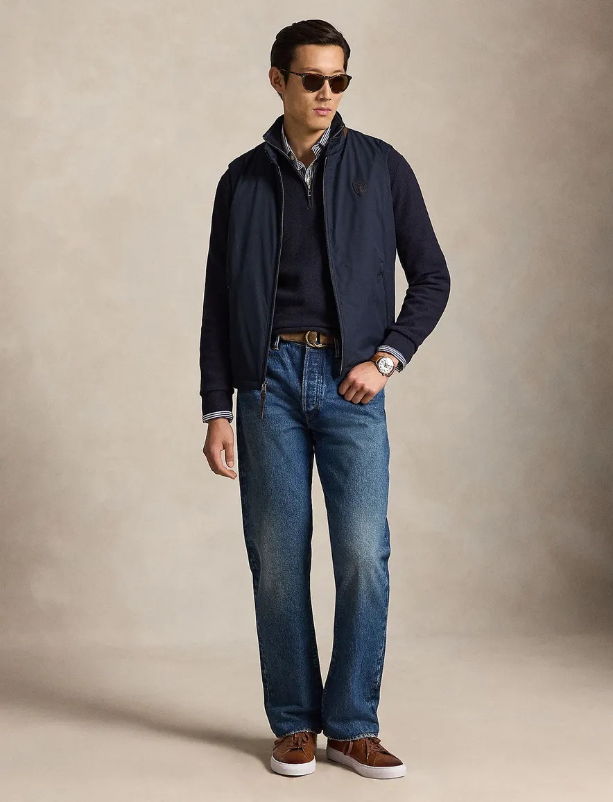 Polo Ralph Lauren half zip donkerblauw