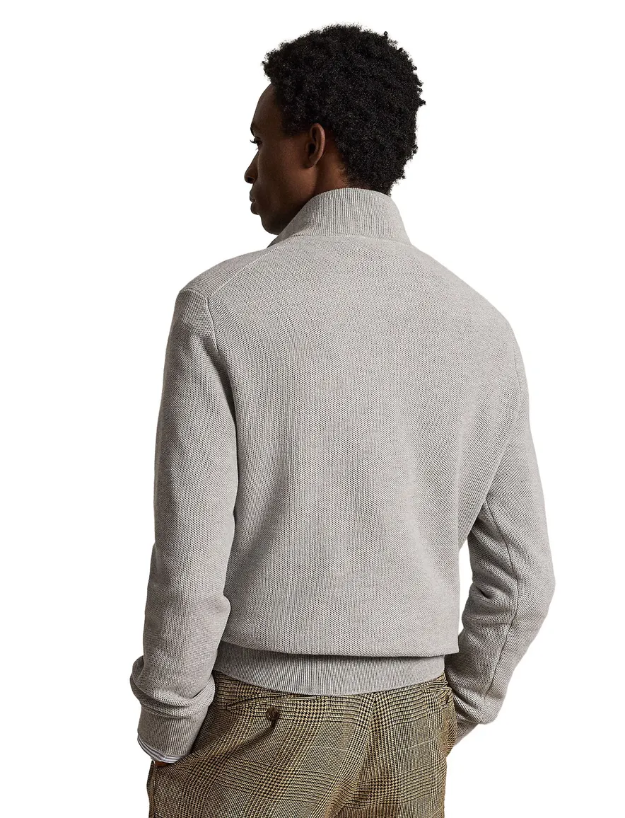 Polo Ralph Lauren half zip trui grijs