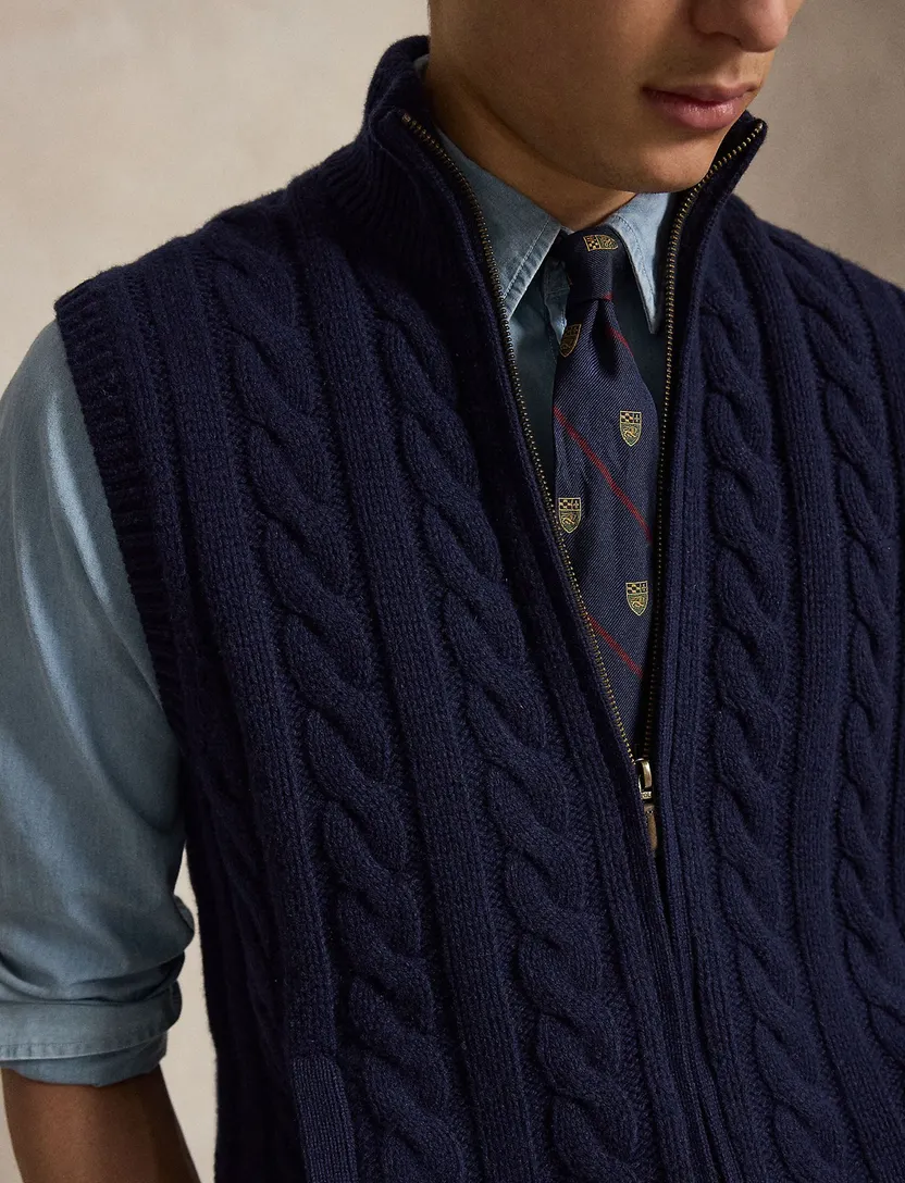 Turtleneck Polo Ralph Lauren donkerblauw slipover