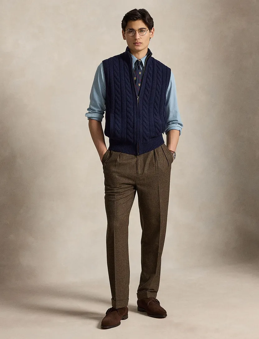 Turtleneck Polo Ralph Lauren donkerblauw slipover