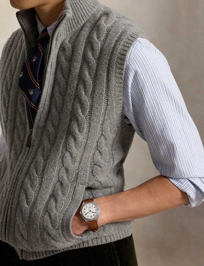 Grijs Polo Ralph Lauren turtleneck slipover wol
