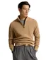 Polo Ralph Lauren half zip camel grof gebreid