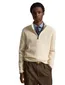 Polo Ralph Lauren half zip trui grof gebreid creme