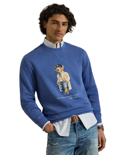 Polo Ralph Lauren Polo Ralph Lauren Bear trui met opdruk blauw