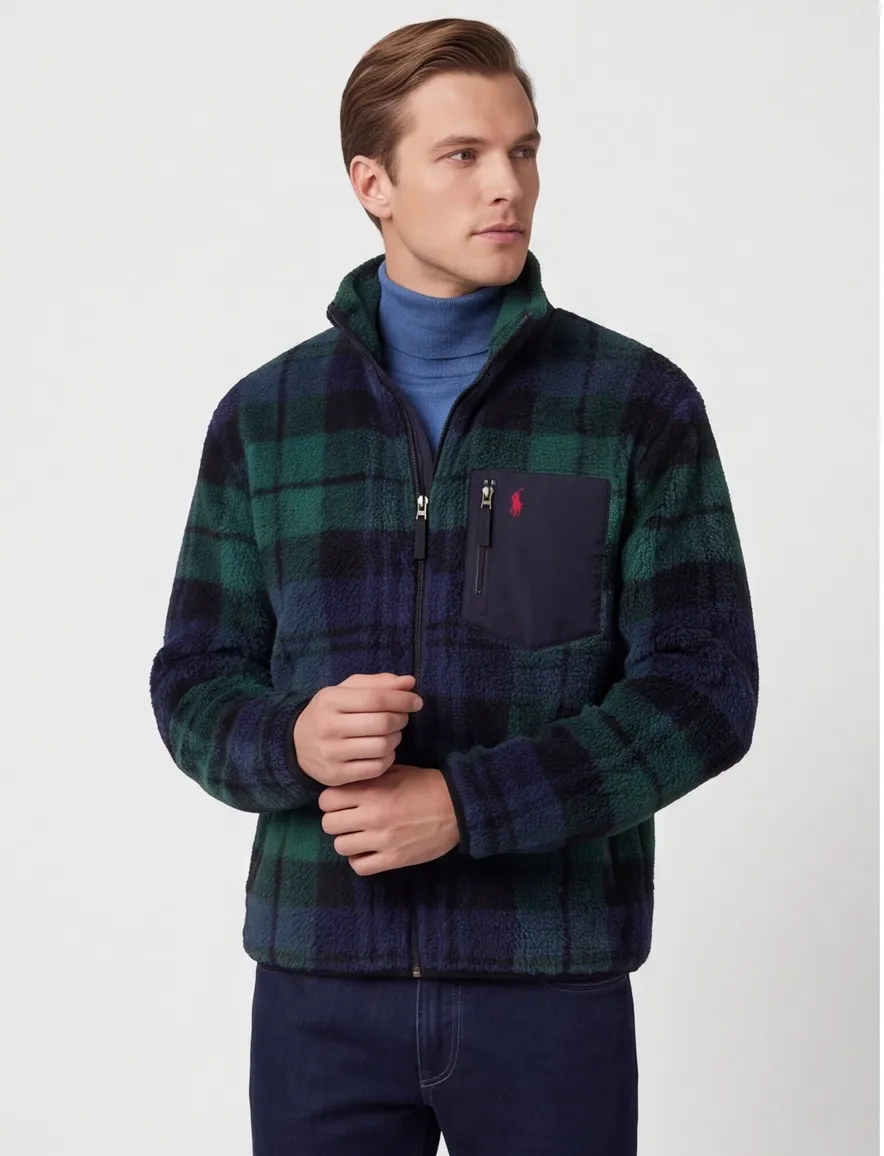 Polo Ralph Lauren bomberjack donkerblauw gevoerd