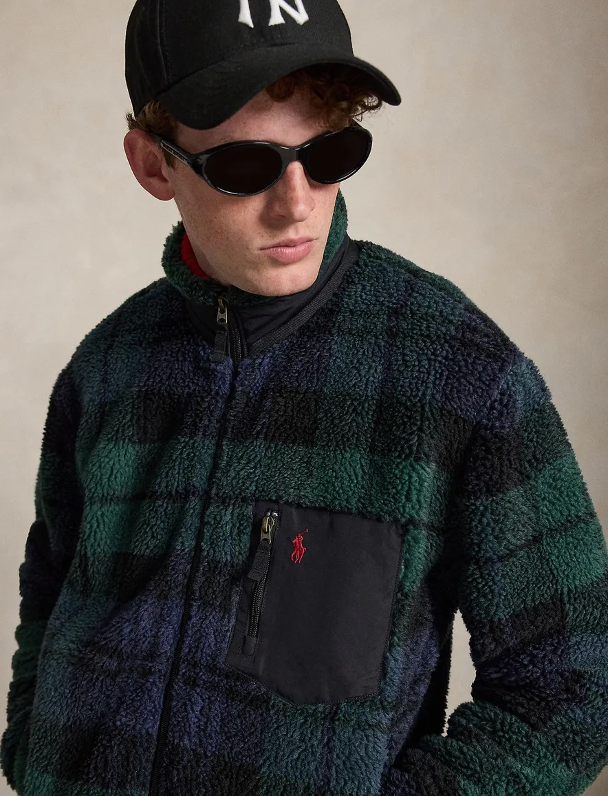Polo Ralph Lauren bomberjack donkerblauw gevoerd
