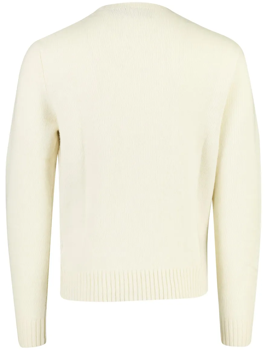 Polo Ralph Lauren Bear trui creme met Beer opdruk