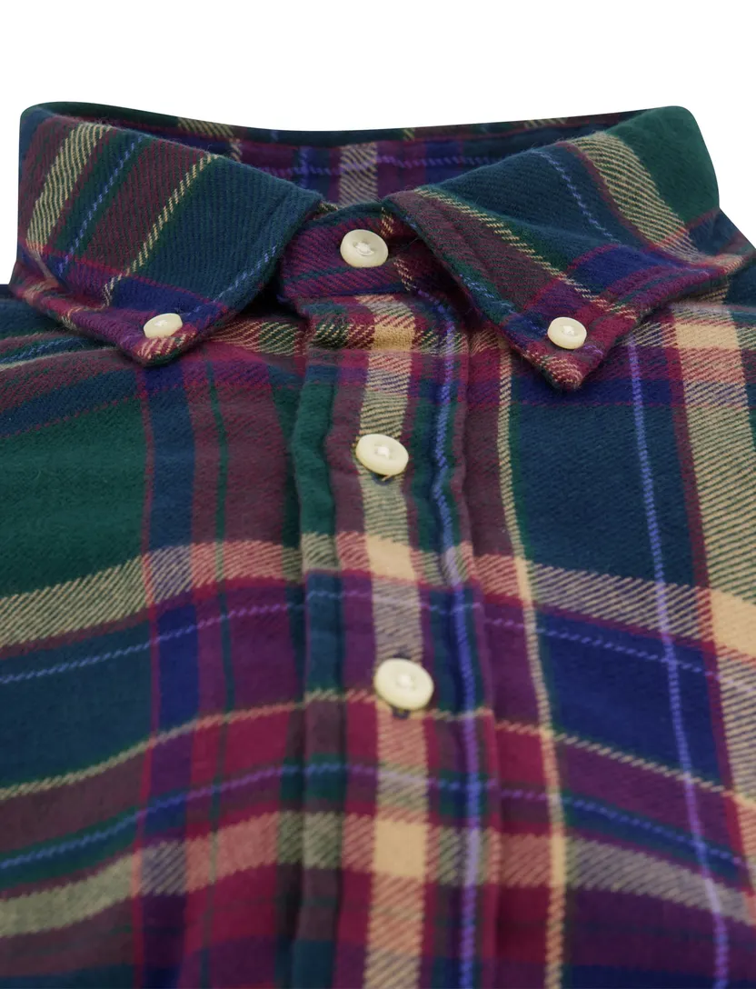 Overhemden Polo Ralph Lauren Custom Fit bordeaux