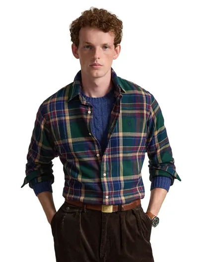 Polo Ralph Lauren Overhemden Polo Ralph Lauren Custom Fit bordeaux