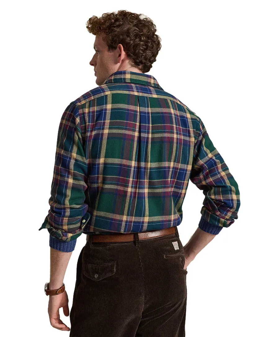 Overhemden Polo Ralph Lauren Custom Fit bordeaux