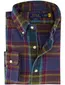 Polo Ralph Lauren Custom Fit overhemd aubergine geruit