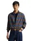 Polo Ralph Lauren Custom Fit flanel overhemd aubergine geruit