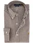 Polo Ralph Lauren Custom Fit overhemd bruin geruit