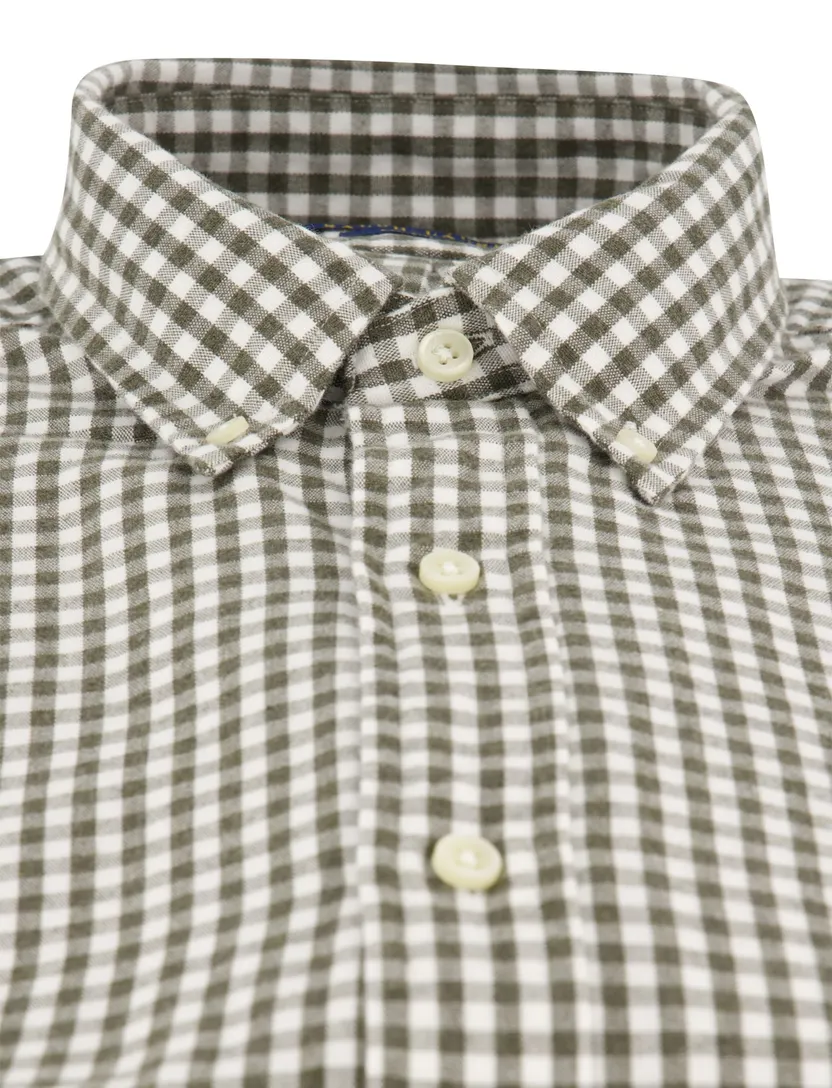 Overhemd Polo Ralph Lauren groen olijfgroen