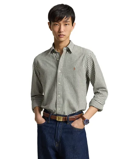 Polo Ralph Lauren Overhemd Polo Ralph Lauren groen olijfgroen