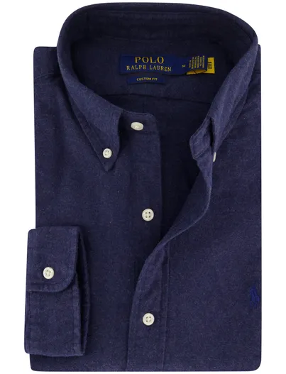 Polo Ralph Lauren Polo Ralph Lauren Custom Fit overhemd donkerblauw