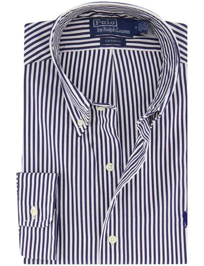 Polo Ralph Lauren Polo Ralph Lauren gestreept overhemd donkerblauw
