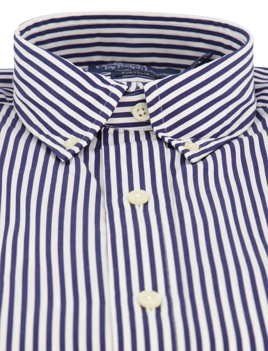 Polo Ralph Lauren gestreept overhemd donkerblauw