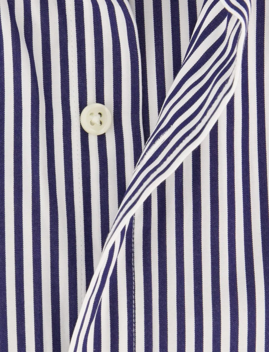 Polo Ralph Lauren gestreept overhemd donkerblauw