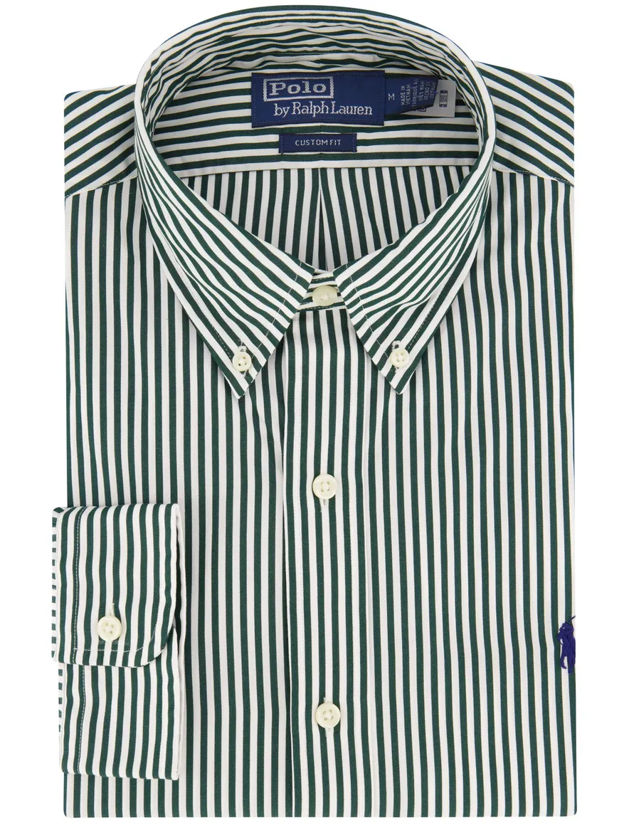Groen overhemd Polo Ralph Lauren gestreept