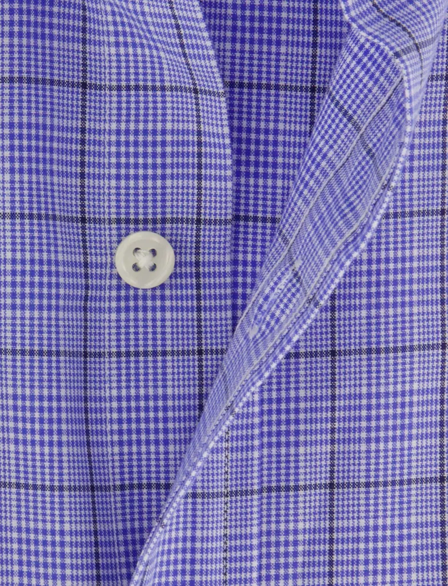Polo Ralph Lauren Custom Fit overhemd blauw geruit
