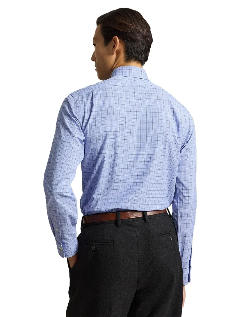 Overhemd Polo Ralph Lauren Custom Fit blauw
